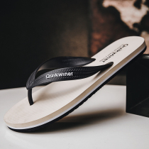 Flip-flops men's summer 2021 new fashion wear Korean fashion personality non-slip beach outdoor flip-flops men