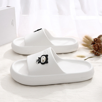 Slippers men's 2021 new thick bottom wear personality non-slip home increase trend soft bottom outdoor beach shoes sandals