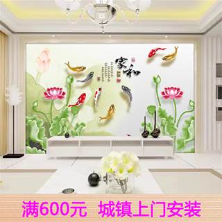 2022 new TV background wall wallpaper decoration mural film and television wall cloth elderly room bedroom living room moisture-proof wall cloth