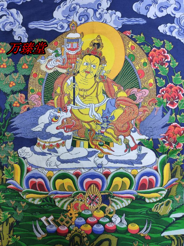 Treasure Tianjin Hand Embroidery High - end Nepalese Silk Tang Kati Buddha Tang decoration embroidery