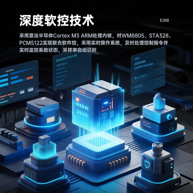 Zhengdian Atomic D8 Hifi Digital Amplifier Xmos USB Dac Decoder Optical Fiber Coaxial Home Use