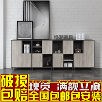 Office locker office filing cabinet wooden filing cabinet storage cabinet short cabinet office furniture