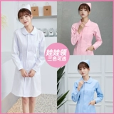 Зимняя униформа медсестры, белый халат, кукла для работы, большой размер, делается под заказ, кукольный воротник, для салонов красоты