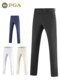 American Pga New Golf Pants Men's Autumn and Winter Long Pants Warm Fleece Sports High-Elastic Pants Men's Clothing