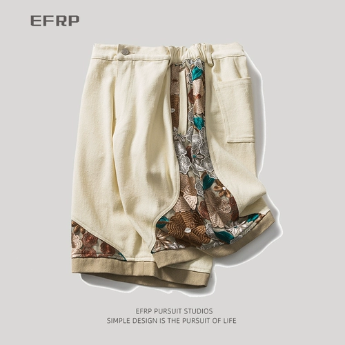 Baihua Bloom | efrp | Нишевые дизайнерские бренды | Гендерные ветры | Шорты с кружевной вышивкой