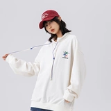 Небольшая дизайнерская ткань, толстовка подходит для мужчин и женщин, Гонконг, тренд сезона, на шнурках