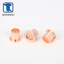 Manufacturer copper rivet cap flat surface pickling φ14 tubular hollow rivet copper hollow rivet
