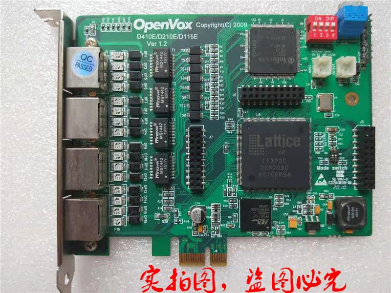 OpenVox D410E 4 mouth E1 digital voice casterisk elastix pri relay card spot