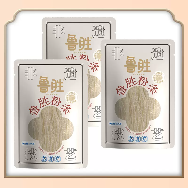 鲁胜红薯粉丝200g*3包