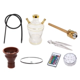 Стеклянный мундштук, медный арабский большой кальян, полный комплект, подходит для подростков