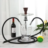 Стеклянный мундштук, медный арабский большой кальян, полный комплект, подходит для подростков