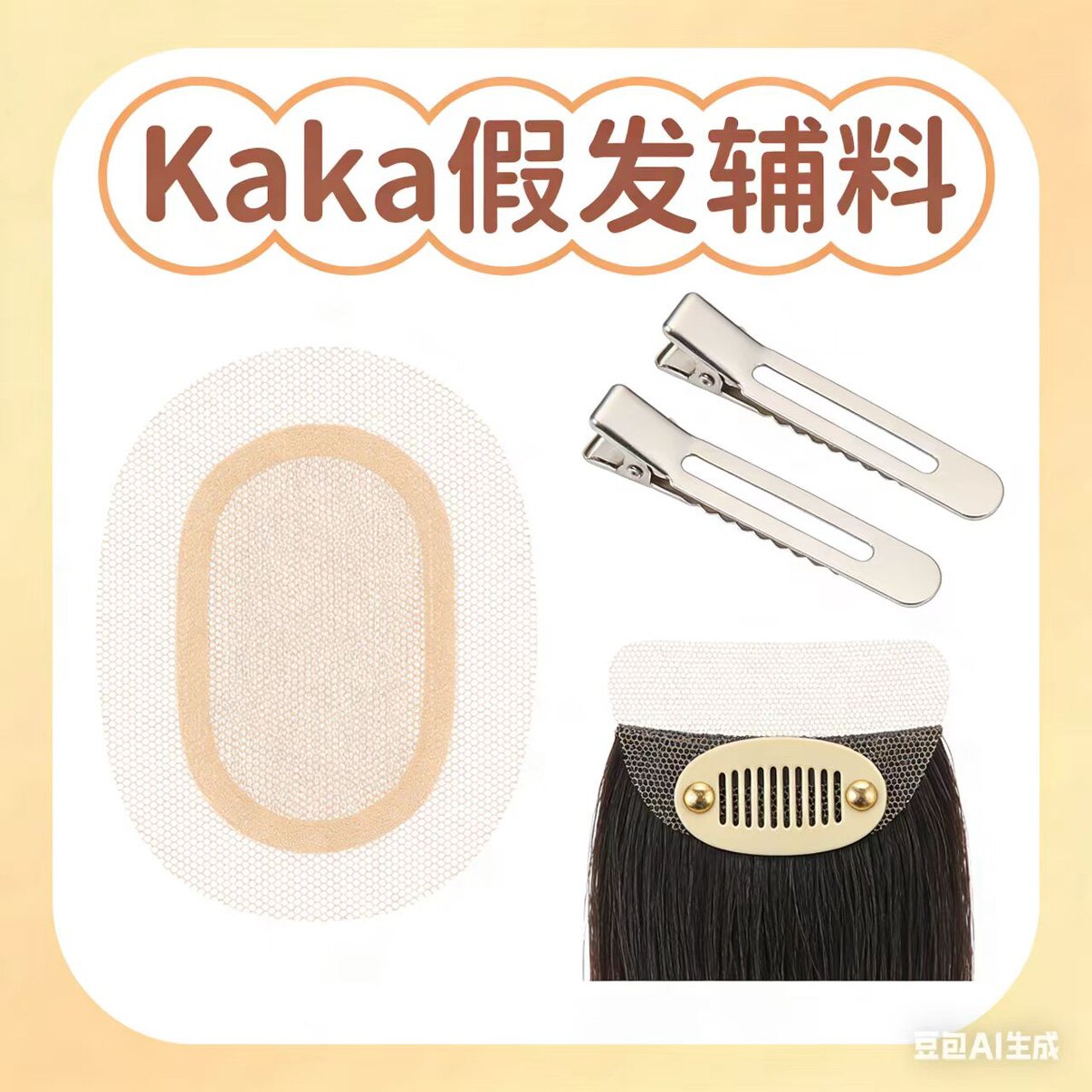 KAKA假发辅料的LOGO