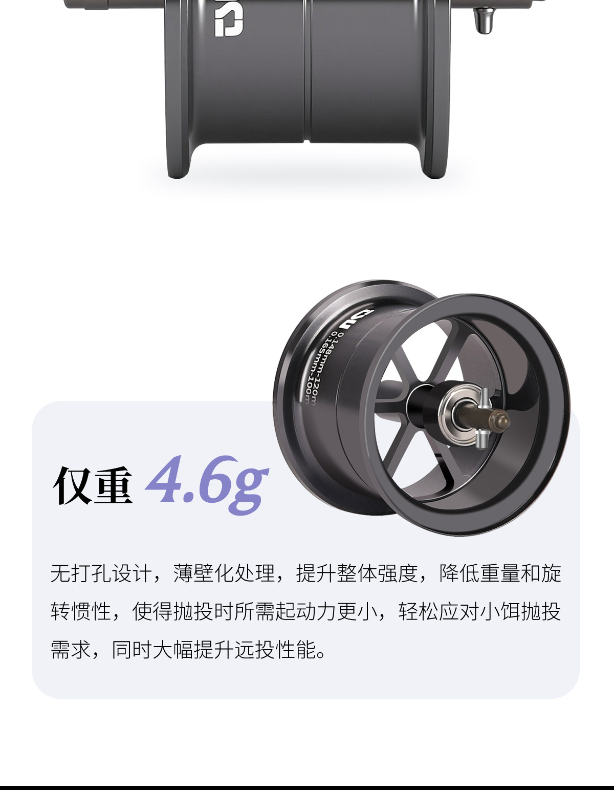 2026 New Tsurinoya BFS Dark Wolf KF-50S PRO Baitcasting-reel