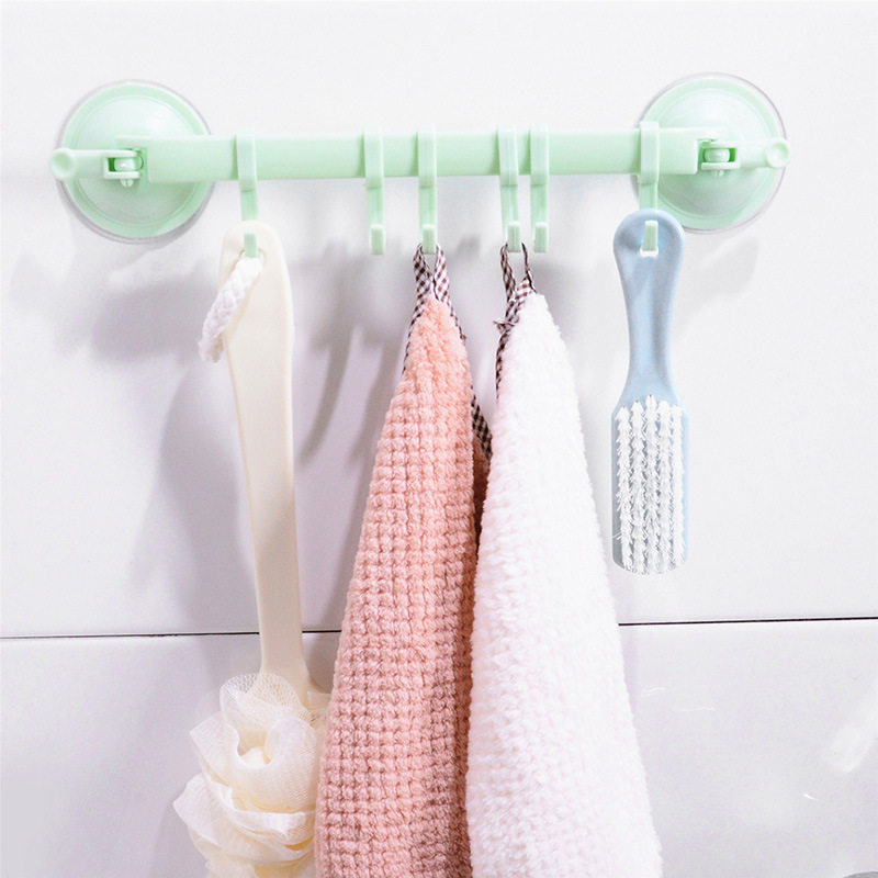 Hook wall hanging hanger Stainless Steel Hook Kitchen bathroom hanging clothes hook clothes Crochet Hook Free of perforated walls