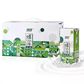 暖小牛维维豆奶250ml*18盒整箱[40元优惠券]-寻折猪