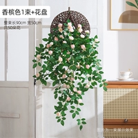 Цвет шампанского + тарелка для цветов 90см Виктория бутон цветка подвесная на стену