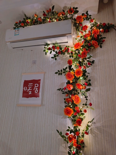 Продукты закупок имитировать розовые лозы, искусственные цветы, пластиковые виноградные лозы, трубки с кондиционером, обмотки виноградных лоз, блокировка потолочных полосовых растений