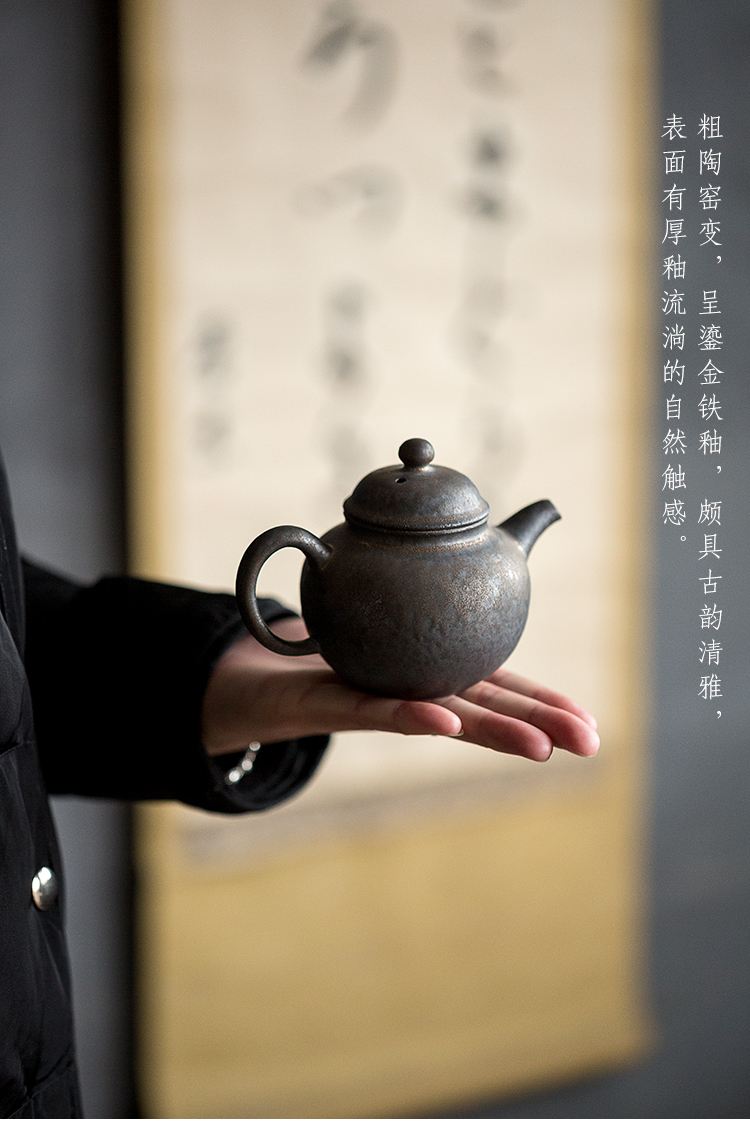 Dream ShuYu rhyme little teapot Japanese home side changed the pot of thick after restoring ancient ways ceramic tea single pot with one person