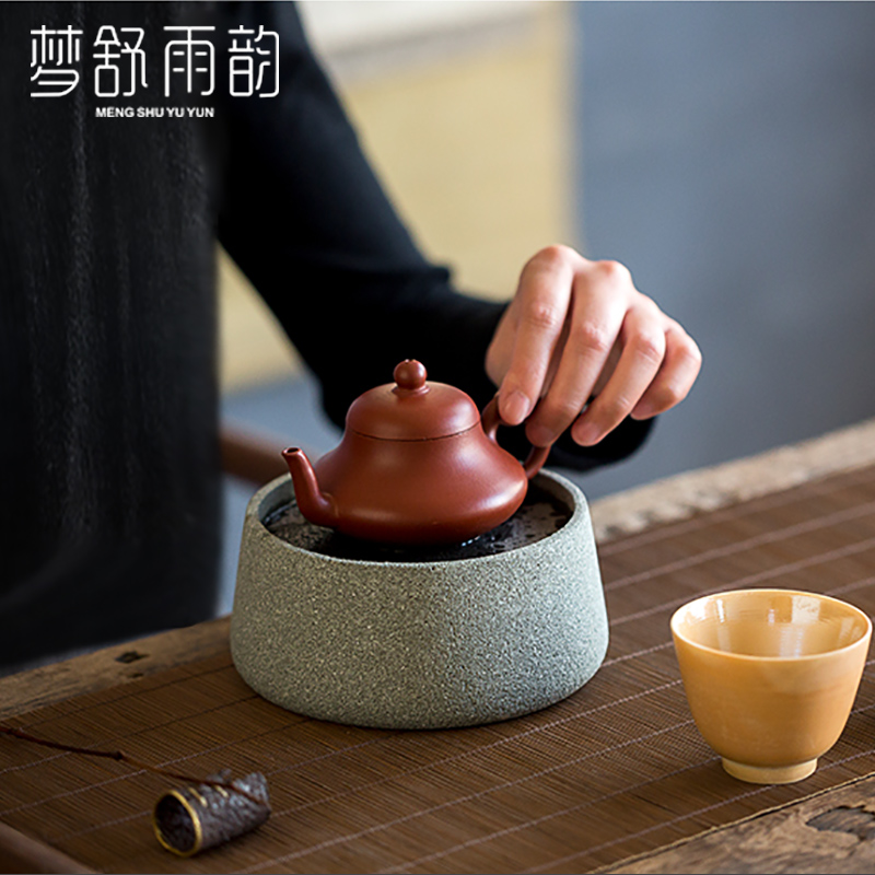 Dream ShuYu rhyme bluestone old pot set a pot of ceramic bearing pad dry mercifully tea tray was saving water zen tea Japanese restoring ancient ways