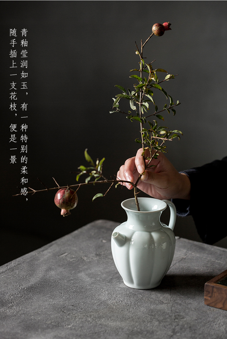 Dream ShuYu rhyme shadow tsing kung fu tea cup hot ceramic fair keller single proof points of tea, Japanese celadon