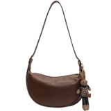 Вместительная и большая сумка через плечо, сумка на одно плечо, из натуральной кожи