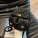 Сумка через плечо, вместительная и большая цепь, рюкзак, на цепочке