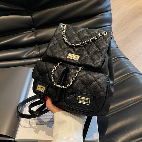 Сумка через плечо, вместительная и большая цепь, рюкзак, на цепочке