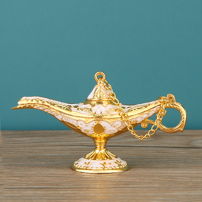 Aladdin's Magic Lamp, Retro Southeast Asian Creative Style, for Entrance Hall, Study, Home, Blessing and Wishing Lamp, Russian Ornament Aladdin's Magic Lamp, Retro Southeast Asian Creative Style, for Entrance Hall, Study, Home, Blessing and Wishing Lamp, Russian Ornament