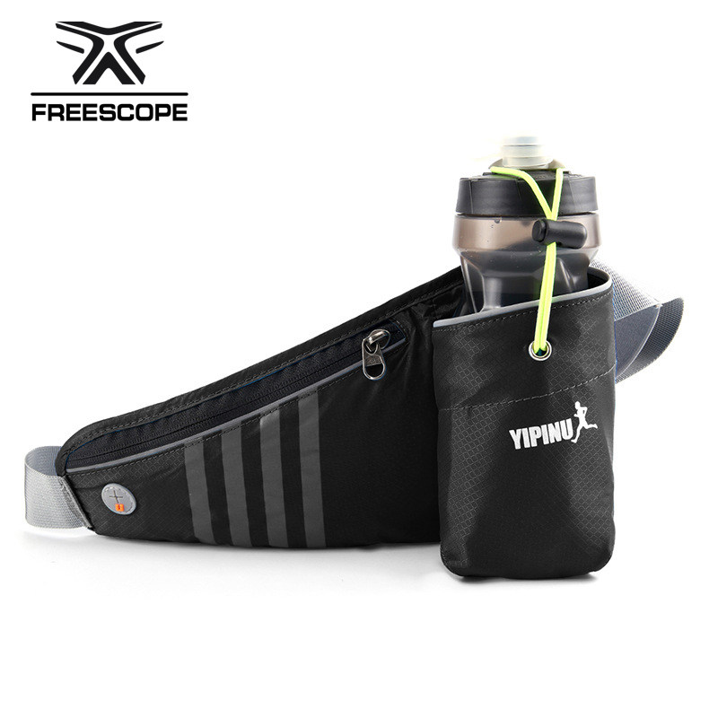 Outdoor sports running kettle waist bag waterproof riding hiking cross-country bag marathon bag leisure walking mobile phone bag