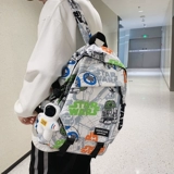 Ранец, трендовый рюкзак, для средней школы, подходит для студента