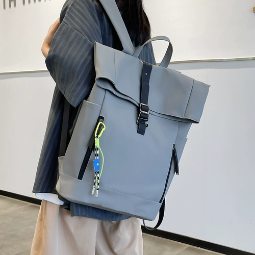 潮牌工装书包男大学生可放电脑16寸笔记本揹包女大容量旅行双肩包