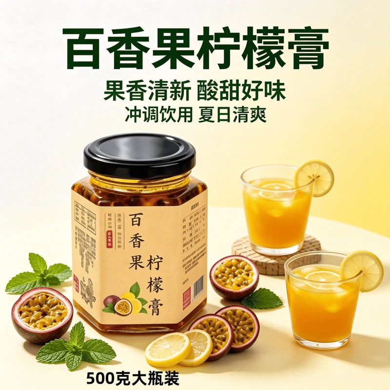 Passion Fruit Lemon Paste Sauce Liquid Tea Vitamin C Fruit Drink for Brewing in Water Summer Drink Grapefruit Honey Kumquat Canned Passion Fruit Lemon Paste Sauce Liquid Tea Vitamin C Fruit Drink for Brewing in Water Summer Drink Grapefruit Honey Kumquat Canned