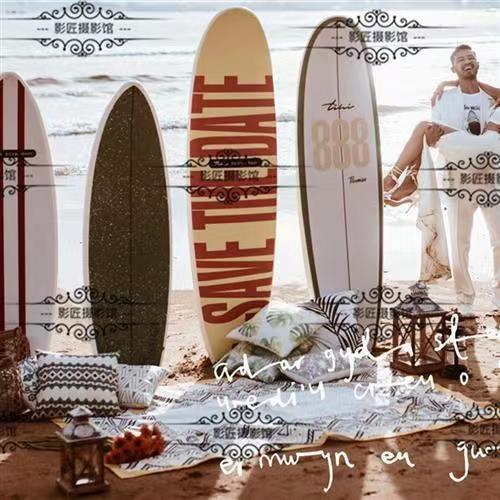 New Style Photo Studio Surfboard Props Outdoor Beach Wedding Photography Creative DIY Board Seaside Props Sailboard