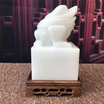 Jin Chan jade seal office decoration desk decoration gift living room office jade calligraphy promotion big seal