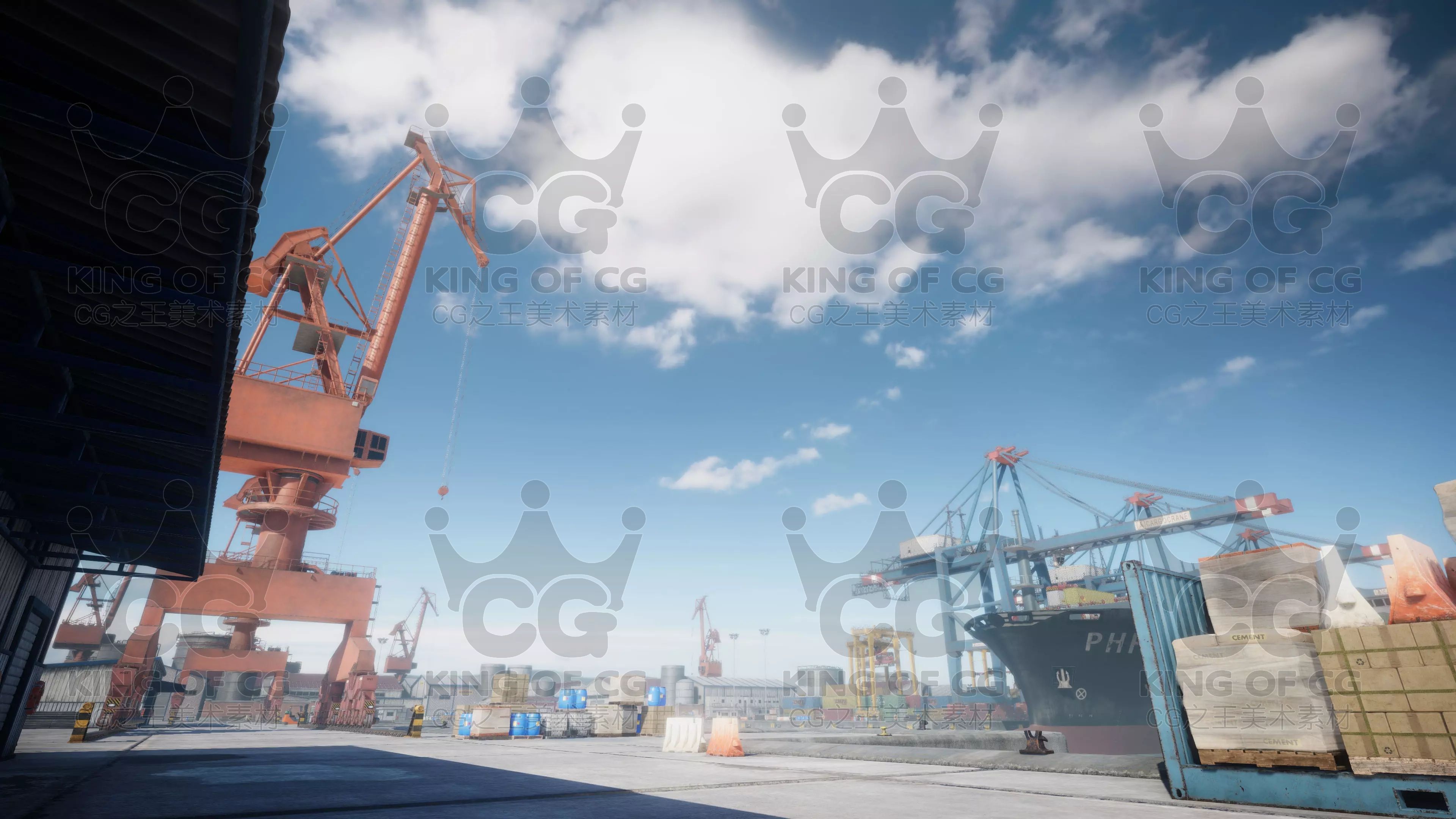 图片[13]-Unity3D港口码头轮船场景模型Snaps Art HD Industrial Harbour-cg男孩
