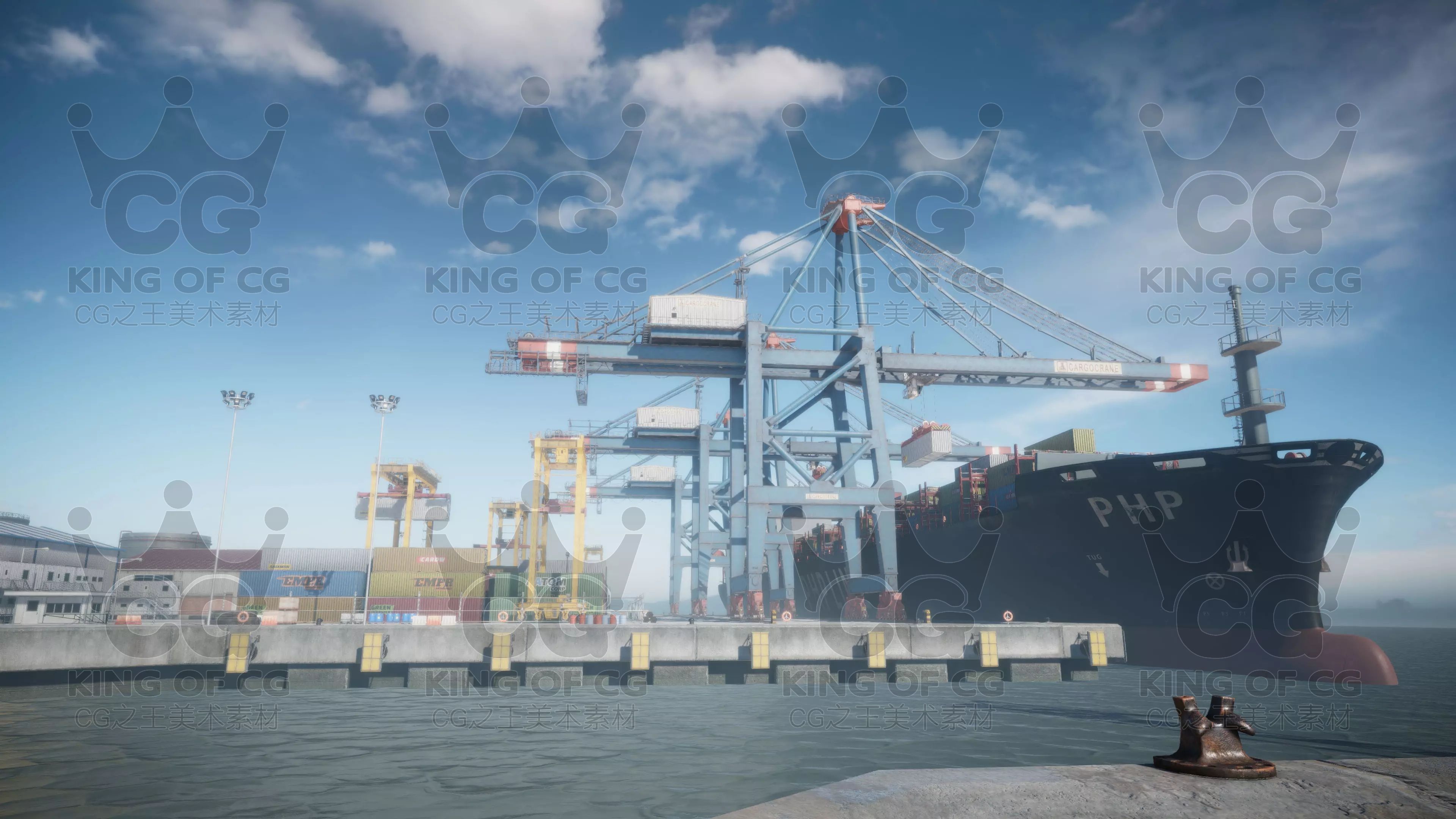 图片[5]-Unity3D港口码头轮船场景模型Snaps Art HD Industrial Harbour-cg男孩