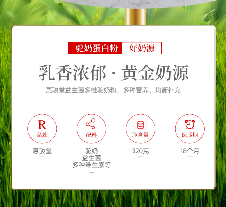 【买一送一】益生菌骆驼奶蛋白粉