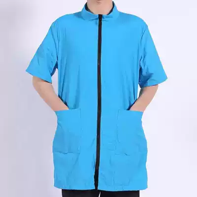Pet beautician work clothes waterproof hair-proof pet shop work clothes apron anti-dog hair clothes do not touch hair