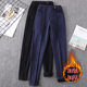 Women's casual pants plus velvet thickened cigarette pants 2022 new hot style autumn and winter outer wear large size leggings