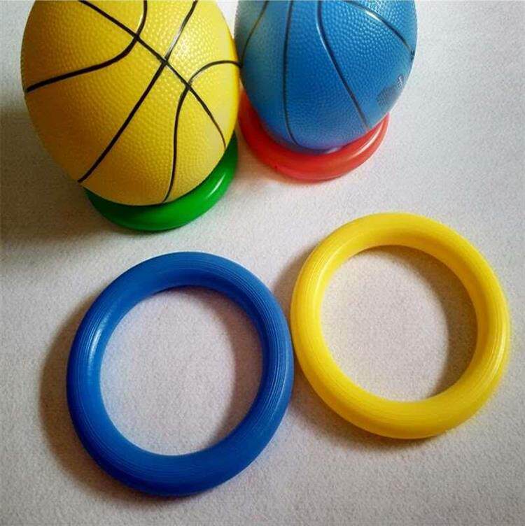 Exercise plastic ring set fixed watermelon basketball ring child care children kindergarten fruit pad melon placement base