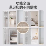 Складная дверь из ПВХ для кухни, перегородка для ванной комнаты, открытый магазин, простая раздвижная дверь, телескопическая невидимая раздвижная дверь для балкона