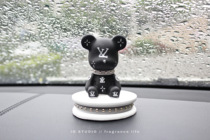 IO STUDIO rivets old flowers bears fragrant plaster ornaments gifts hand gifts aromatherapy cars incense