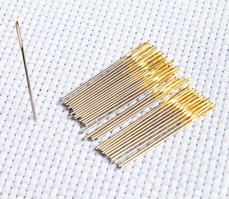 Cross stitch stitch artifact syringe tube automatic embroidery needle embroidery three strands tool set poke needle embroidery round head set embroidery