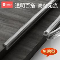 Transparent Crash-proof Strips Home Children Wall Corner Wrapping window sill Anti-Kowtow Soft Bag Table Corner Guard Corner Silicone Protective Patch