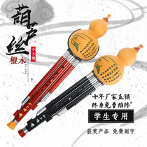 Yunnan Mahogany gourd silk musical instrument c tune down b tune Adult entry Children primary and secondary school students beginner g tune f tune musical instrument