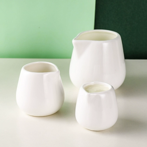 L Керамическая молочная чашка концентрированная кофе маленький молочный танк плюс молоко молоко горлочное чашка для сахарной чашки молоко банка западной западной пищевой посуды сок