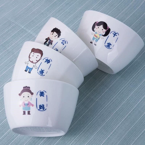 Комплект для домашнего использования, милая керамическая посуда, семейный стиль, китайский стиль