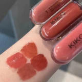 Двусторонний блеск для губ, красный (черный) чай с розой в составе, новая версия, пробник, зеркальный эффект, долговременный эффект