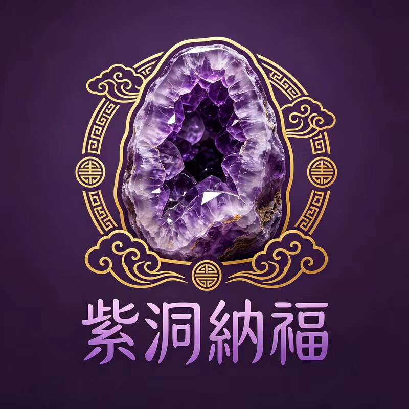 紫洞纳福的LOGO