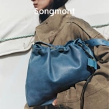 Тот же стиль, что и Wenqi Songmont Shanxia youfeng natote bag 2025 Spring Новая большая мощность с плиссированной сумочкой